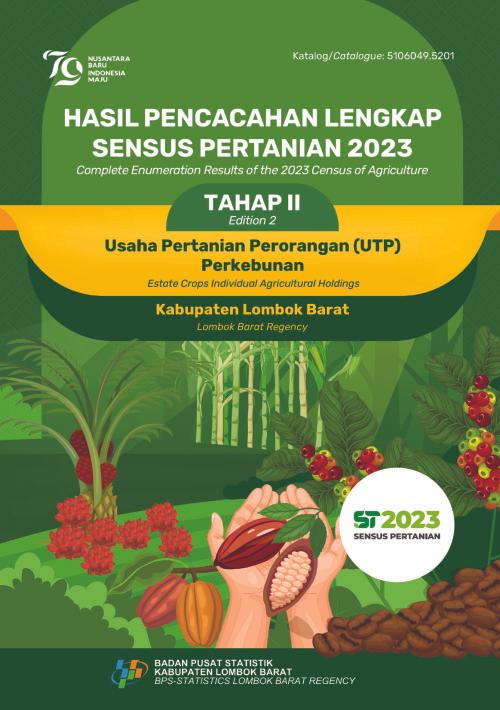 Complete Enumeration Results of the 2023 Census of Agriculture - Edition 2: Estate Crops Individual Agricultural Holdings Lombok Barat Regency